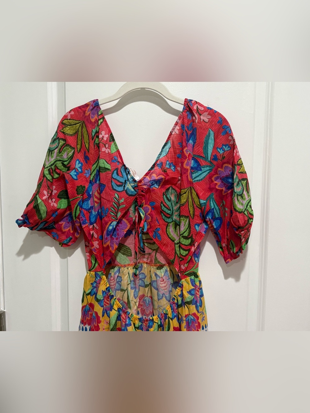 Johnny Was Roumba Color blocked Maxi Dress - Picture 7 of 11